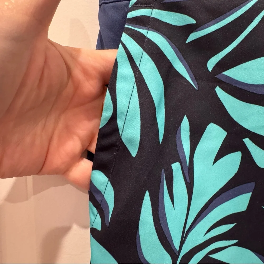 NWT Columbia Omni-Shade UPF 30 Sandy Shores Board Shorts Aquamarine Size L 14/16